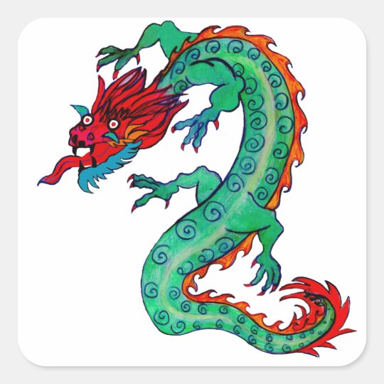 Dragon Design on Stickers