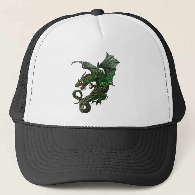 Dragon design trucker hat (Front)