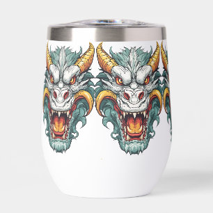 Dragon Design Wine Tumbler