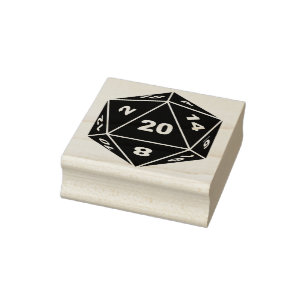 dragon dice rubber stamp