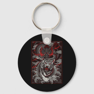 Dragon, Dragon Streetwear Japanese Tiger Urban, Ta Key Ring