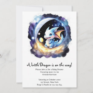 Dragon Dreams: Baby Shower Get-Together Invitation