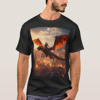 dragon driving man T-Shirt