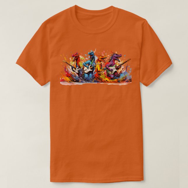 Dragon Dude Band T-Shirt (Design Front)