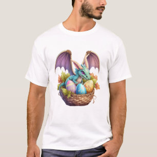 Dragon Easter Day Loves Collecting Easter Eggs Dra T-Shirt