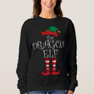 Dragon Elf Matching Family Christmas Party Pajama  Sweatshirt
