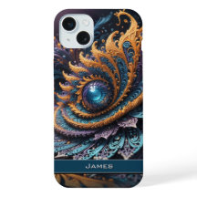 Dragon Eye Modern Abstract Geometric Fractal Name
