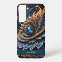 Dragon Eye Modern Abstract Geometric Fractal Name