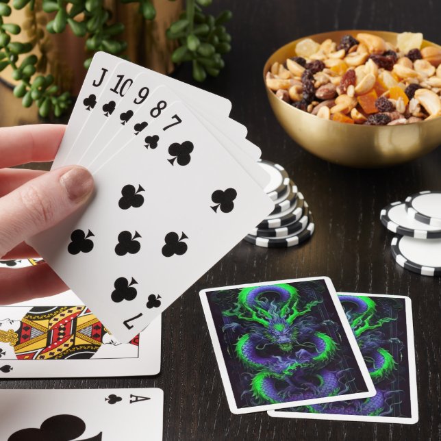 Dragon face Classic Playing Card (In Situ)