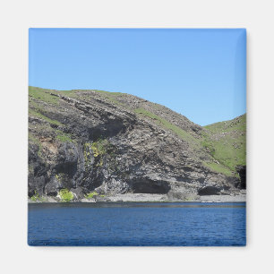 Dragon Face Rock Cliffs Skye Fantasy Landscape Art Magnet