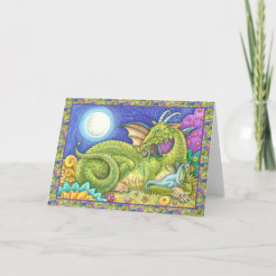 DRAGON FAMILY NEXT GENERATION WHIMSY FANTASY Blank Card
