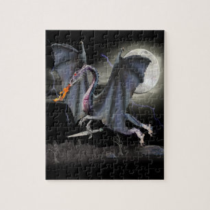 Dragon Fantasy art Jigsaw Puzzle