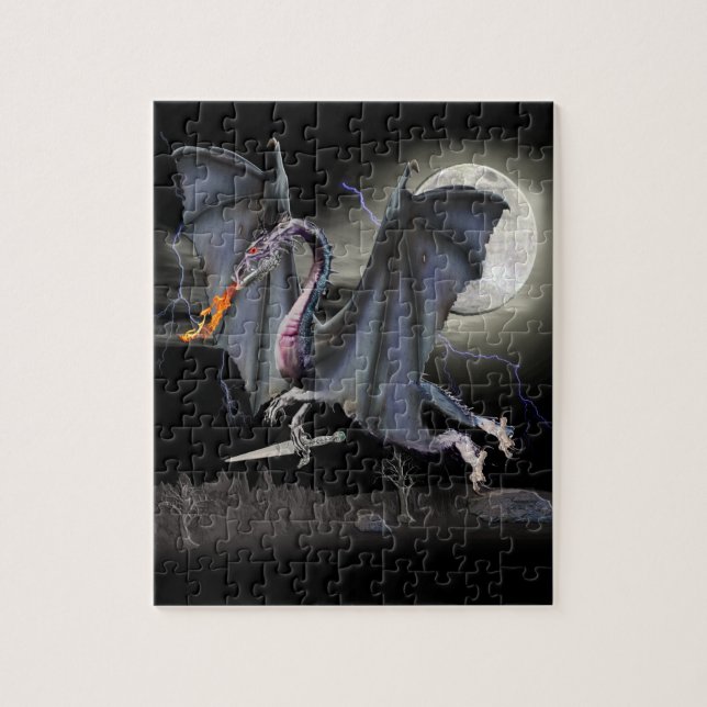 Dragon Fantasy art Jigsaw Puzzle (Vertical)
