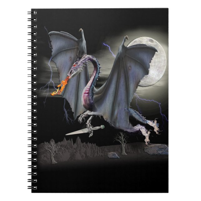 Dragon Fantasy art Notebook (Front)