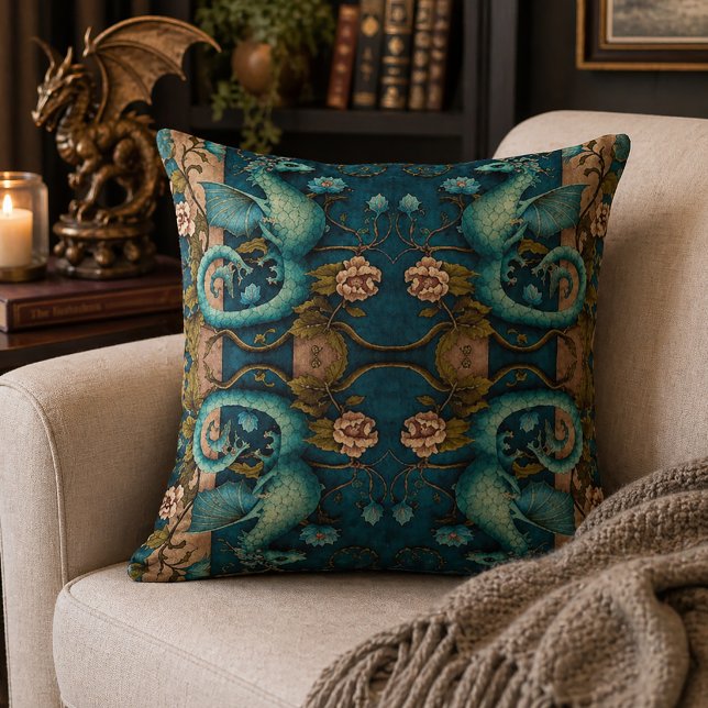 Dragon Fantasy Gothic Mediaeval Cushion (Creator Uploaded)