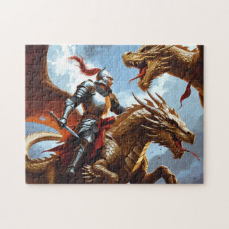 Dragon Fight Jigsaw Puzzle
