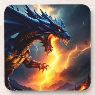 Dragon Fire Lightning Fight Two Coaster