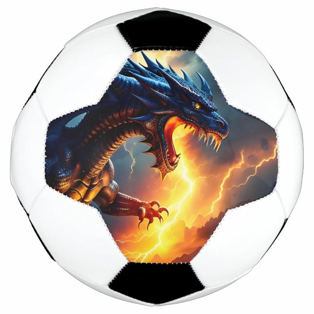 Dragon Fire Lightning Fight Two Football (Front)