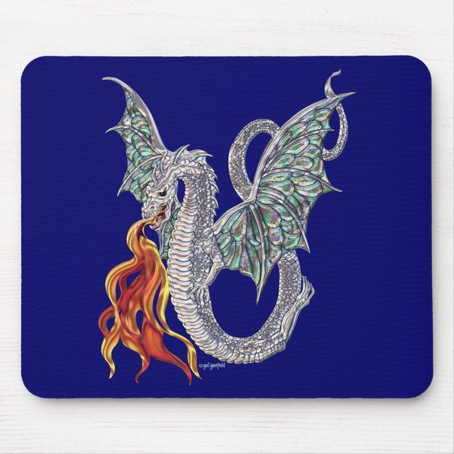 Dragon Fire Mouse Mat (Front)