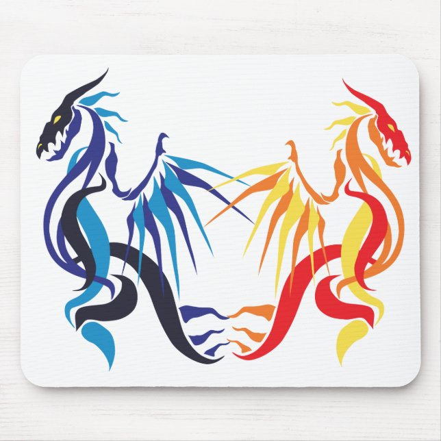 Dragon Fire Mouse Mat (Front)