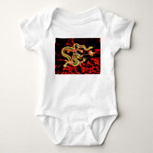 Dragon Fire on Lucky Energy Baby Bodysuit