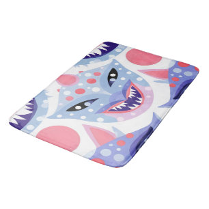 Dragon Fish Smile Bath Mat