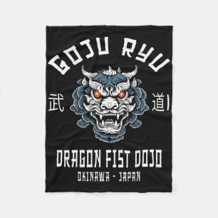 Dragon Fist Dojo Goju Ryu Karate  Fleece Blanket