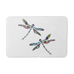 Dragon Flies Bath Mat