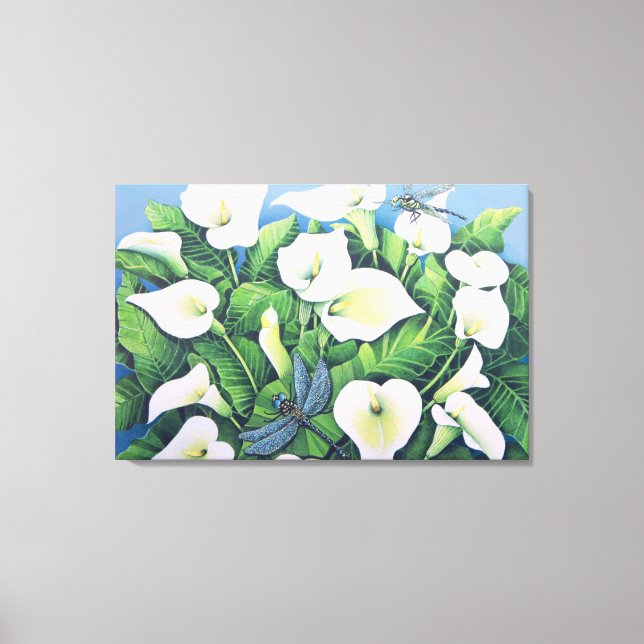 Dragon Flies Canvas Print (Front)