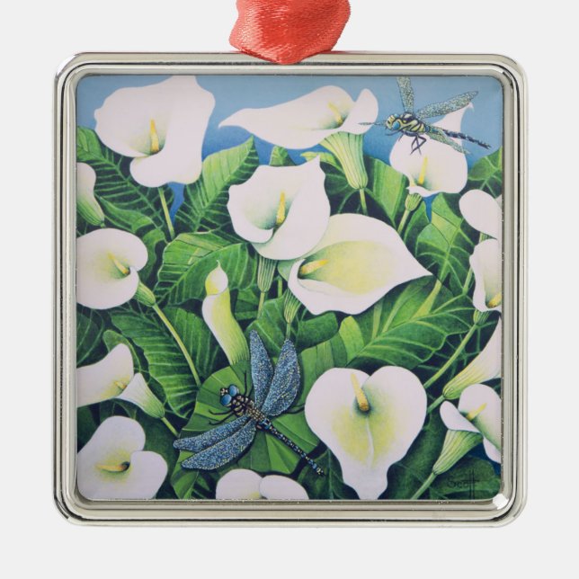 Dragon Flies Metal Tree Decoration (Front)