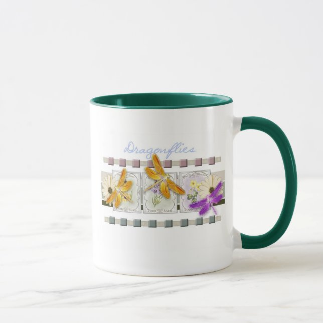 dragon flies mug (Right)