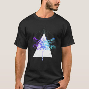 Dragon Fly Insect Nature Geometric T-Shirt