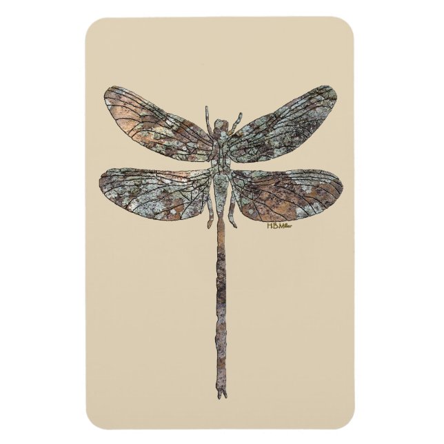 Dragon Fly Magnet (Vertical)