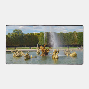 Dragon Fountain in Versailles garden - France Desk Mat