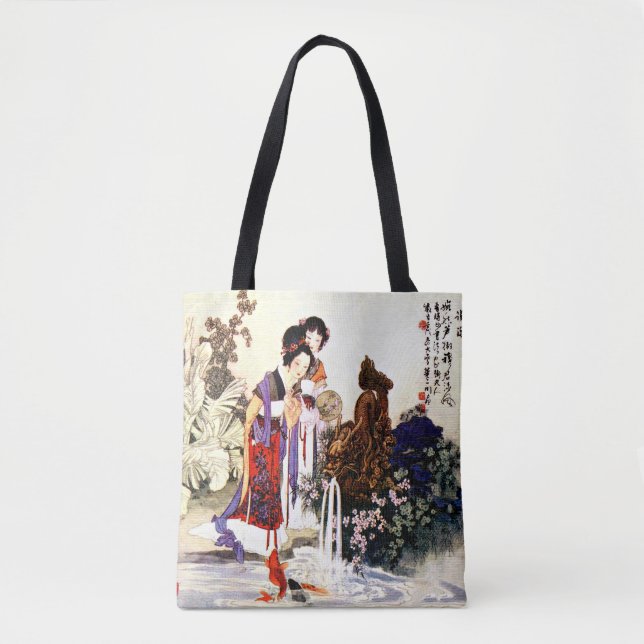 Dragon Fountain Tote Bag (Front)