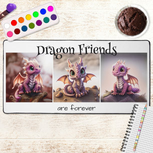 Dragon Friends Fantasy Desk Mat