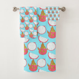 Dragon Fruit Bath Towel Set