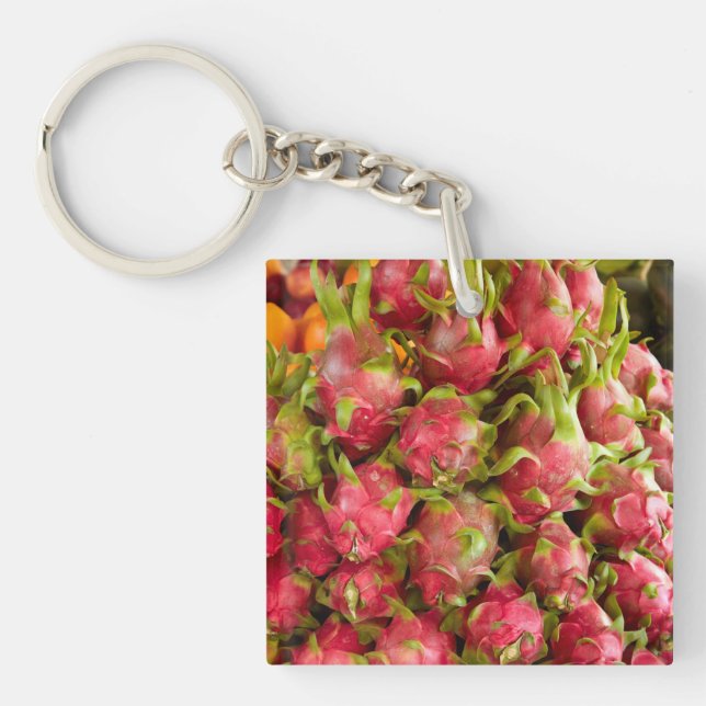 Dragon Fruit | Can Duoc Market Key Ring (Front)