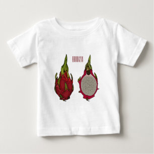 Dragon fruit cartoon illustration baby T-Shirt