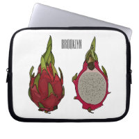 Dragon fruit cartoon illustration 