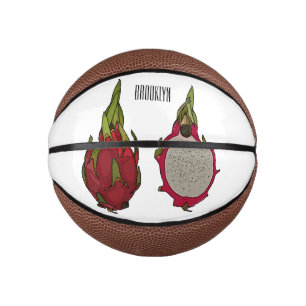 Dragon fruit cartoon illustration  mini basketball