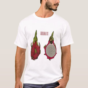 Dragon fruit cartoon illustration T-Shirt