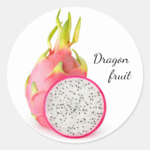 Dragon fruit classic round sticker