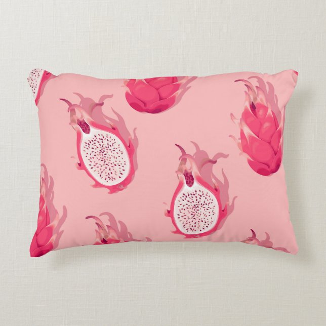 Dragon Fruit: High Detail Seamless Decorative Cushion (Front)