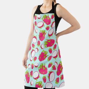 Dragon Fruit Pattern Apron