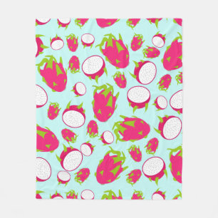 Dragon Fruit Pattern Fleece Blanket