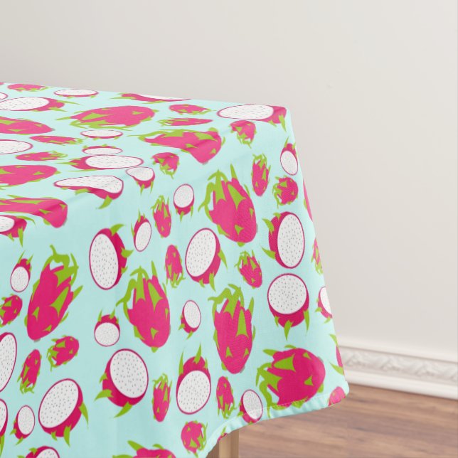 Dragon Fruit Pattern Tablecloth (In Situ)