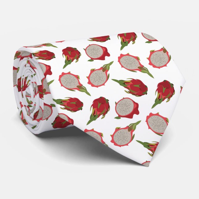 dragon fruit pattern tie (Rolled)