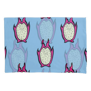 Dragon Fruit: Vintage Ink Drawing. Pillowcase