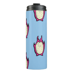 Dragon Fruit: Vintage Ink Drawing. Thermal Tumbler